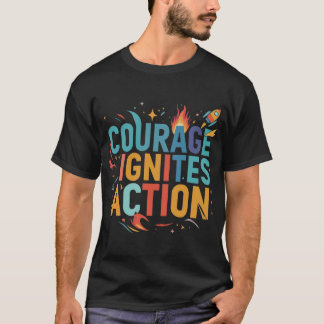 Camiseta Coragem Incita Ação.