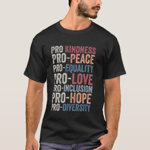 Camiseta Coragem Pró-Paz Igualdade Amor Diversidade