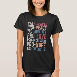 Camiseta Coragem Pró-Paz Igualdade Amor Diversidade
