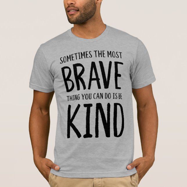 Camiseta Corajoso e gentil (Frente)
