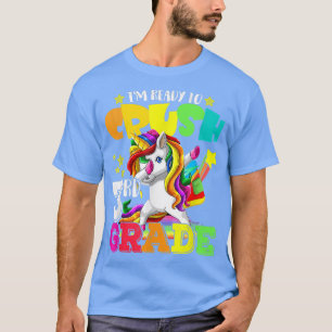 Camiseta Corajoso Unicórnio Estou pronto para esmagar de vo