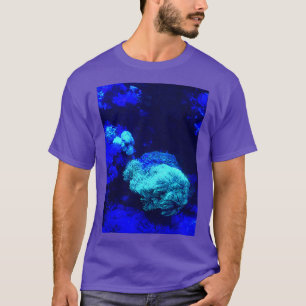 Camiseta Coral oceânico pacífico azul