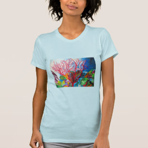 Camiseta Coral Reef Excelente Barrier Reef Arte oceânica