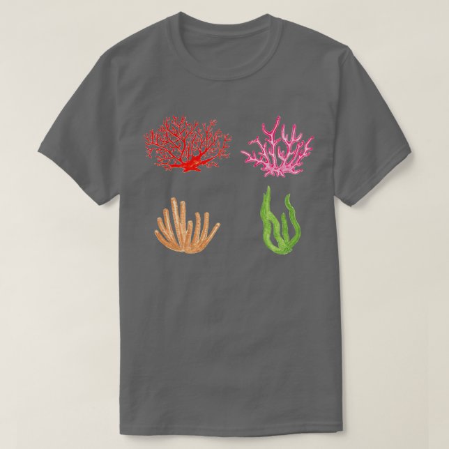 Camiseta coral sticker pack (Frente do Design)