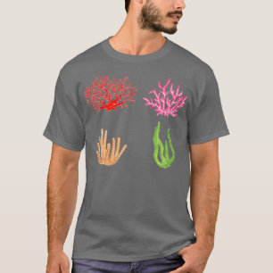 Camiseta coral sticker pack