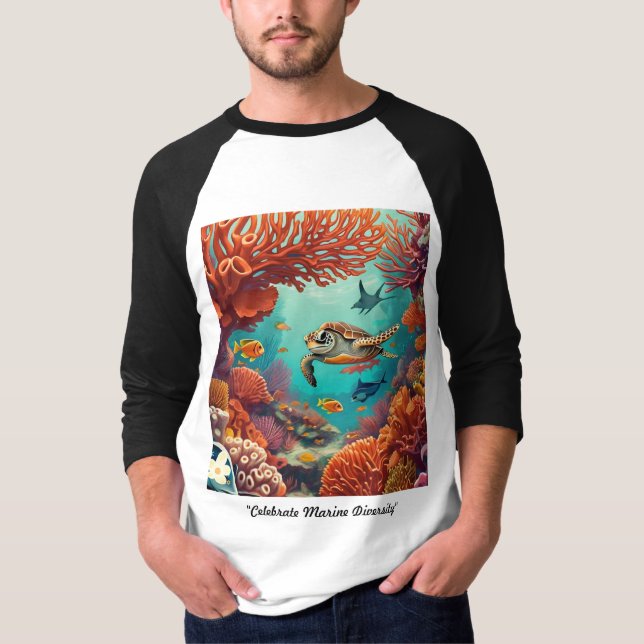 Camiseta "Coral Symphony" (Frente)