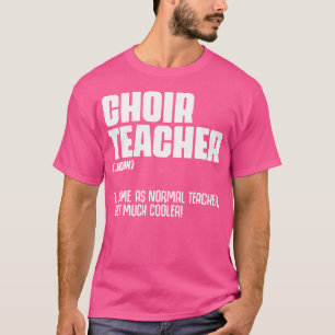Camiseta Coral Teacher Definition Funny Banda Diretor Singe