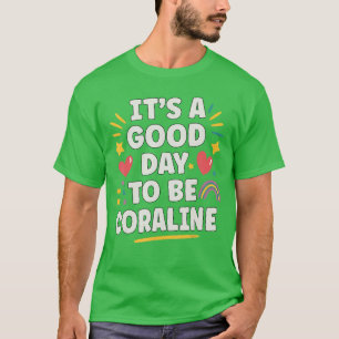 Camiseta CORALINE Personalizado Retro Meninas Personalizado