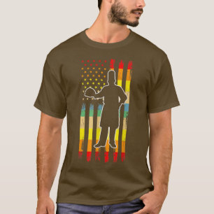 Camiseta Corante cozinhar-cozinhar-de-bandeira americana