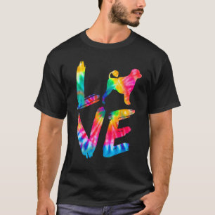 Camiseta Corante d'água Português Adorava Cachorro Mãe Pai