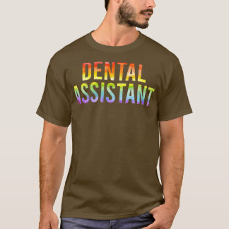 Camiseta Corante De Dia De Apreciação Do Assistente Dentári