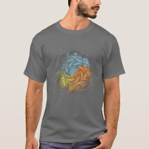 Camiseta Corante Flor Mandala Design Floral Whit