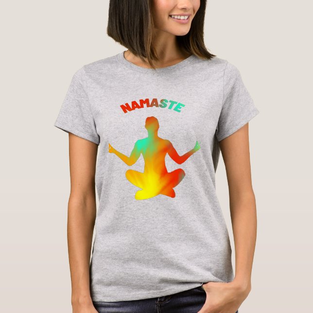 Camiseta corante namaste (Frente)