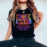 Camiseta Corante Personalizado Mais Provável Para Engraçado<br><div class="desc">Entra na estação de cruzeiro com o nosso Corante de Gravata Personalizado Mais Provável Para A Coleção T-Shirt Engraçado 2024. Embale os vibrantes padrões de gravata que infundem uma explosão de cores, acrescentando um toque lúdico e moderno ao seu guarda-roupa de cruzeiro. Estas camisas não só são perfeitas para uma...</div>