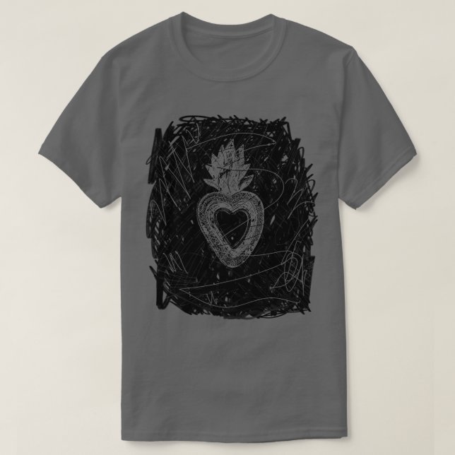 Camiseta Corazão sagrado (Frente do Design)
