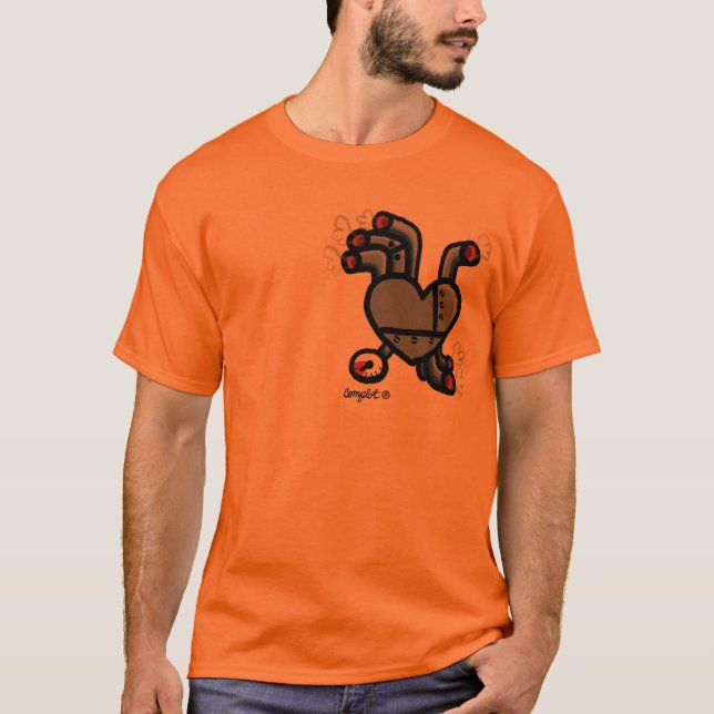 Camiseta corazon mecánico (Frente)