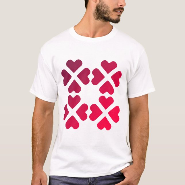 Camiseta corazones de amor (Frente)