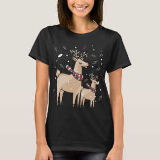 Camiseta corça de Natal, perfeita para o outono.