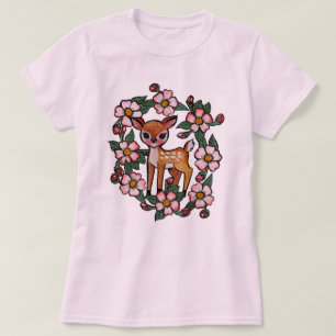 Camiseta Corça Floral