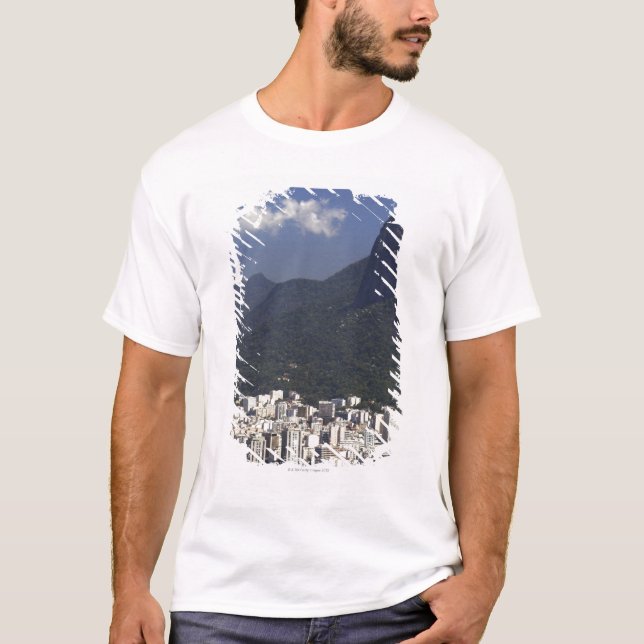 Camiseta Corcovado que negligencia Rio de Janeiro, Brasil (Frente)