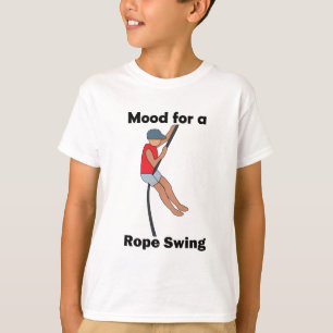 Camiseta Corda Balanço Humor Boas Vibrações