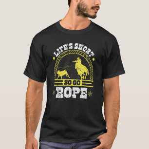 Camiseta Corda de Roping Breakaway, Roping de Bezerro de Ro