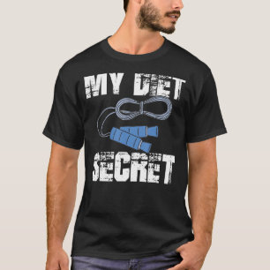 Camiseta Corda de Salto Ponderada Secreta Diet Dupla Trabal
