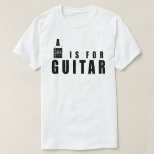 Camiseta Corda De Violão A É Para Violão