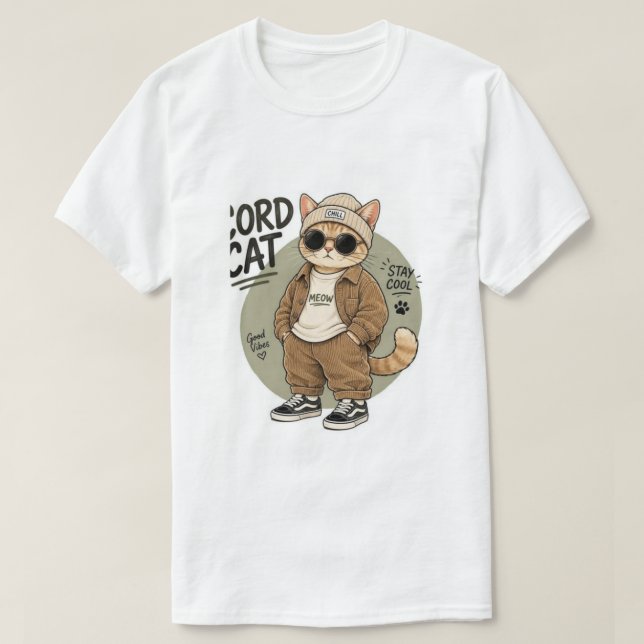 Camiseta Cordão Gato (Frente do Design)