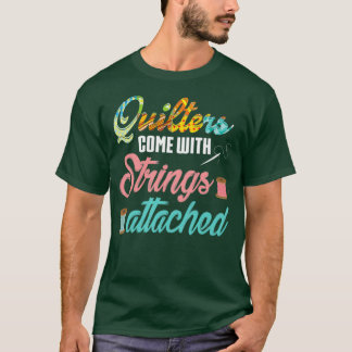 Camiseta Cordas de Cilindros Ligadas à Colagem de Canetas