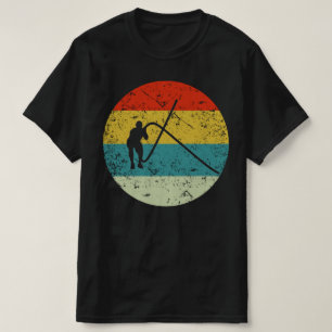 Camiseta cordas de combate retrô da silhueta vintage 70s
