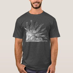 CAMISETA CORDAS DE GUITAR NO SOL