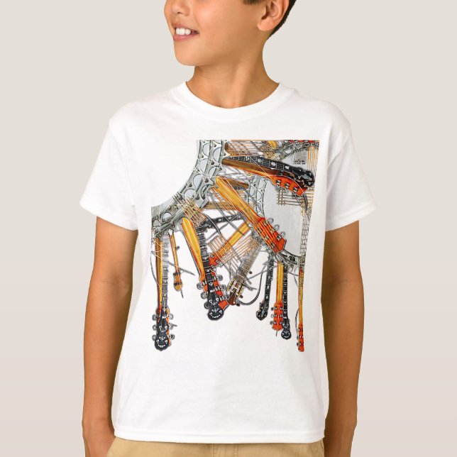 CAMISETA CORDAS DE GUITAR NO SOL (Frente)