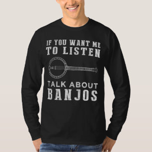 Camiseta Cordas de Humor - Se você quer que eu escute, fale