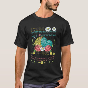 Camiseta Cordas em Coisas Manipulando o Crocheting 3