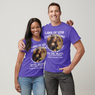 CAMISETA CORDEIRO DEUS FW FV HG LUTA DE GAIOLA TRUMP CASA B