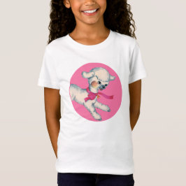 Camiseta Cordeiro macio no rosa