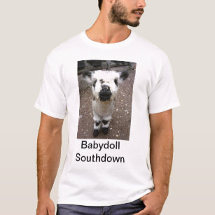 Camiseta Cordeiro Southdown da boneca