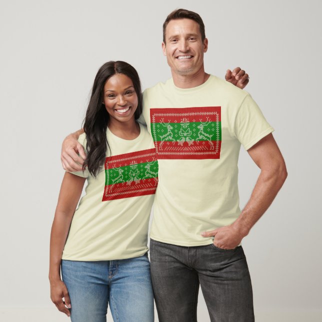 Camiseta Cordéis de camisolas e camisolas do Xmas (Unissex)