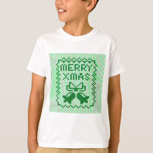Camiseta Cordéis feios de camisolas e Feliz Natal w