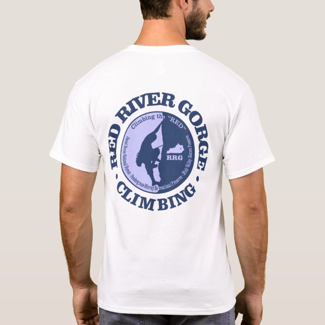 Camiseta Cordilheira Vermelha (Subindo) (Verso)