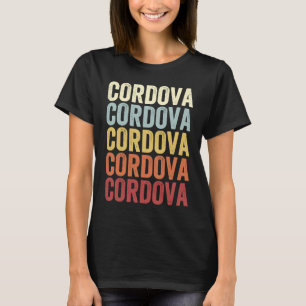 Camiseta Cordova Alaska Cordova AK Retro Vintage Text