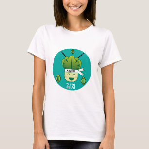 Camiseta Coreano Kimich Healthy Cabbage Comidas Apr