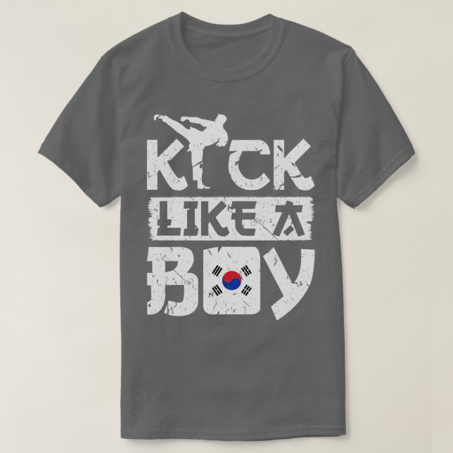 Camiseta Coreanos de Artes Marciais Tang Soo Do (Frente do Design)