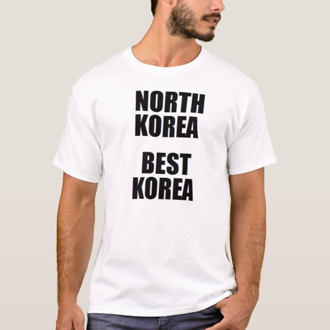CAMISETA COREIA DO NORTE, A MELHOR COREIA (Frente)