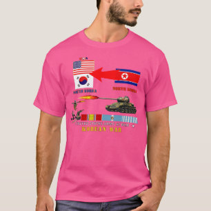 Camiseta Coreia do Sul, EUA, Coreia do Norte