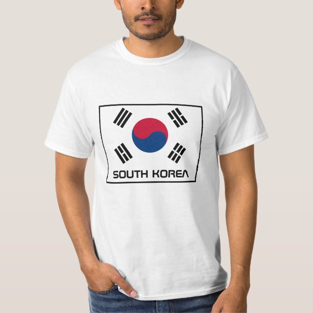 Camiseta coreia-T-Shirt do sul (Frente)