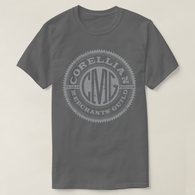 Camiseta Corellian Merchants Guild (Frente do Design)