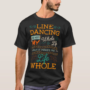 Camiseta Coreógrafa de dança de linha Dan, grupo de profess