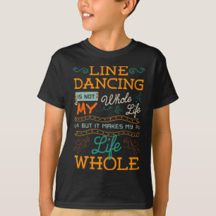 Camiseta Coreógrafa de dança de linha Dan, grupo de profess